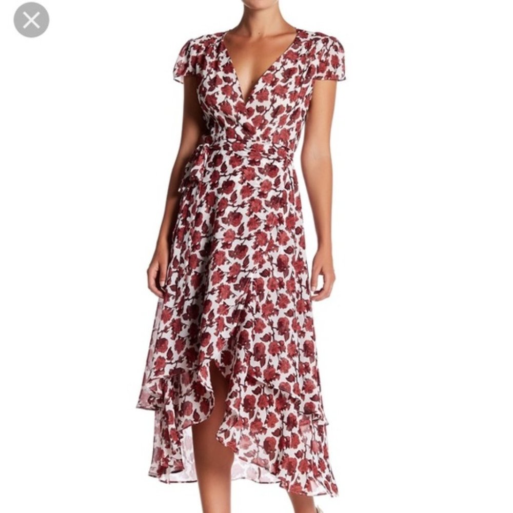 Betsey Johnson Floral Wrap Dress